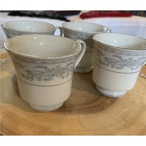 Somerset China excel teacups 4 Vtg